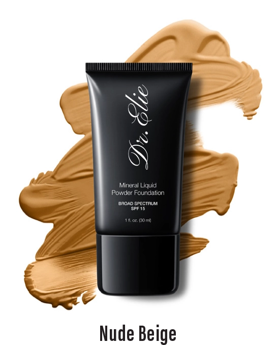 Dr. Elie Najem's Award Winning Mineral Liquid Powder Foundation